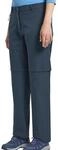 Jack Wolfskin Damen Pico Trail Zip Off Pants Wanderhose, Midnight Sky, 44 EU