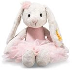 Steiff Hoppie Balletthase 30cm bunt, Pl&uuml;schtier mit Schlappohren, Flauschiges