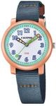 Calypso Analog Uhr Unisex Nylon Blau - Quarzwerk - Hochwertiges Glas - Wasserdicht 5