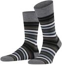 FALKE Herren Tinted Stripe Socken Wolle Baumwolle atmungsaktiv | mit hochwertiger Fil