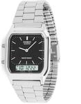 Casio Unisex Quartz Armbanduhr, 34.00mm Gehäusegröße mit schwarz analog/digital Casio Unisex Quartz Armbanduhr, 34.00mm Gehäusegröße mit schwarz analog/digital