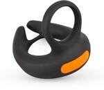 Rebel RC Vibrations Scrotum Stimulator Vibrator Schwarz/Orange 3,4-4,6 cm