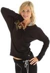 WINSHAPE Damen Freizeit Sport Dance Fitness Ws2 Longsleeve, Schwarz, S EU