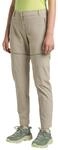 Jack Wolfskin Damen Hikeout Zip Off Pants Wanderhose, Stone, 40 EU