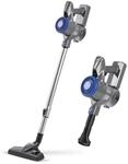 CLEANmaxx AeroTec 400 Akku Staubsauger | kabelloser 2in1 Boden- &...