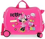 Disney Enjoy Minnie Icon Kinder-Koffer Rosa 50x38x20 cms Hartschalen ABS