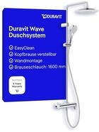Duravit Wave Duschsystem, Duschset (Thermostat, Kopfbrause, Handbrause,
