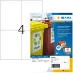 HERMA 4599 Wetterfeste Folienetiketten f&uuml;r Inkjet Drucker, 40 Blatt, 105 x 148...