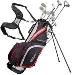 Wilson Anf&auml;nger-Amazon Exclusive Komplettsatz, 10 Golfschl&auml;ger mit Carrybag,