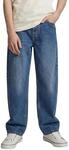 TOM TAILOR Jungen Kinder Baggy Fit Jeans, 10110 - Blue Denim, 140