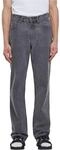 Urban Classics Herren Jeans Heavy Ounce Straight Fit Jeans, l&auml;ssige Jeans f&uuml;r