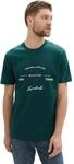 TOM TAILOR Herren T-Shirt aus Baumwolle mit Logo-Print