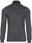 Trigema Herren Sportrollkragenpullover 685010 , Grau (anthrazit-melange), Large