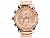 Nixon Unisex Chronograph Quarz Uhr mit Edelstahl beschichtet Armband A083897-00