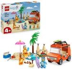LEGO Bluey: Blueys Strandausflug - Spielzeug mit 3 Minifiguren inkl. Bingo &...