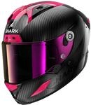 SHARK, Integraler Motorradhelm AERON CARBON SKIN Violet Blue DVB, XS