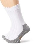 Camano Herren 5942 Sport Socks 4 Paar Sportsocken, Wei&szlig; (White 01),