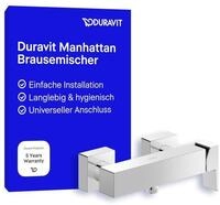 Duravit Manhattan Duscharmatur Aufputz f&uuml;r 1 Verbraucher, Badewannenarmatur,