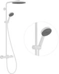 hansgrohe Pulsify S Puro - Duschsystem mit Thermostat, Regendusche (260 mm) mit