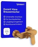 Duravit Wave Duscharmatur Aufputz f&uuml;r 1 Verbraucher, Badewannenarmatur mit