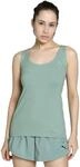PUMA Unisex Move CLOUDSPUN Loose FIT Tank - Regular Length Panzer, Green Moon, M
