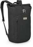 Osprey Arcane Unisex Rucksack mit Rollverschluss, 22L, Black, O/S