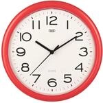 Trevi OM 3301, Wanduhr, Quarz mit Ger&auml;uschlosem Zeigerwerk, Durchmesser 24 cm,
