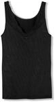 CALIDA Sensual Secrets Tank Top Damen, Brustbereich in V-Form mit semitransparenter