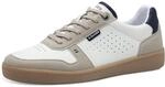 s.Oliver Herren Sneaker flach Low Top Vegan, Wei&szlig; (White), 45 EU