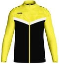 JAKO ICONIC Unisex Polyesterjacke Gr. 152 Schwarz/Soft Yellow - Atmungsaktive Kinder