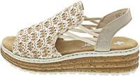 Rieker Damen Klassische Sandalen 62741-60 Weite Breit Pull-on Synthetik