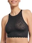 Sloggi Damen Sloggi Zero Feel Bliss Crop Top, Black, XS