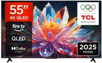 TCL 55T6C 55 Zoll QLED Fernseher, 4K UHD Fire TV, HDR10+, Dolby Vision & Atmos, Smart