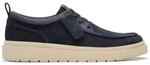 CLARKS Polden Moc Mens Grey Canvas, 11