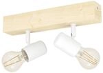 EGLO Deckenlampe Townshend 3 2 flammiger Vintage | Deckenspot im Industrial...