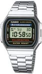 Casio Unisex-Uhr Digital mit Edelstahlarmband &ndash; A168WA