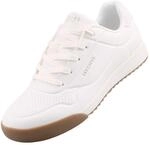 Skechers Zinger 2.0 The Arwen-Sneaker f&uuml;r Damen, White Duraleather, 37 EU