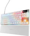 SteelSeries Apex Pro TKL Gen 3 - White Gaming Keyboard - Adjustable Hall Effect