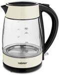 Zelmer ZCK8011I - Glas Wasserkocher mit LED,1,7L Fassungsverm&ouml;gen,2200W...