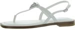 GUESS Damen Rainey Flache Sandale, Wei&szlig; 140, 38 EU