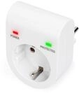 DIGITUS DN-95400 &ndash; &Uuml;berspannungs-Schutzadapter &ndash; 1 St&uuml;ck &ndash; 16 A / 230 V...