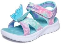 Skechers Jumpsters Sandal Butterfly Brites, Babym&auml;dchen Flache Sandale, Blue,