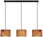 BRILONER - Pendelleuchte mit Bl&auml;tterdekor, 3x E27 Fassung, max. 10 W, Boho,