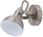 BRILONER &ndash; Wandlampe, Wandstrahler mit dreh-und schwenkbarem Spot im retro /