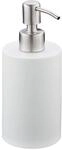 Relaxdays Seifenspender, 180 ml, nachf&uuml;llbar, Bad, WC, K&uuml;che,