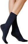 KUNERT Damen Socken Soft Wool Cotton druckfreier Bund Marine 0360 35-38