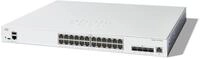 Cisco Catalyst 1300-24XT Managed Switch, 20 Ports 10G-Kupfer, 4 x 10GE-SFP+ Kombi,