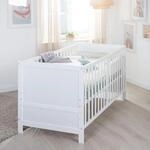 roba Babybett EASY SLEEP 70 x 140 cm inkl. Umbauecken - Mitwachsendes Gitterbett