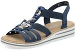 Rieker Damen Pantoletten V0649, Frauen Slipper,Slip-ons,Backless