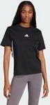 adidas Damen Essentials 3-Stripes Cotton Shirt, Black/White, M